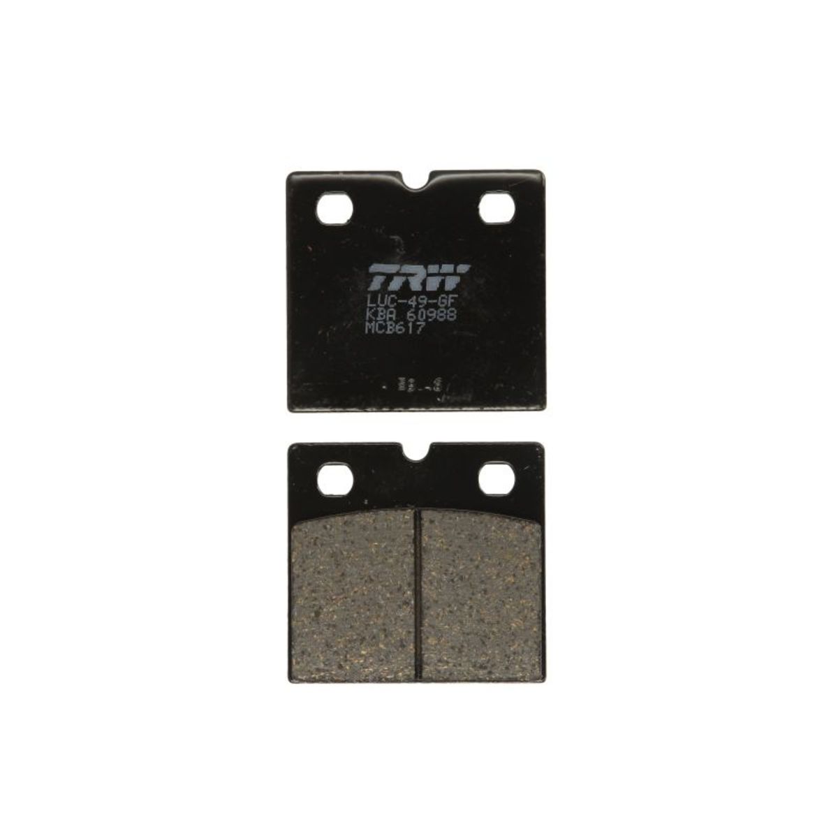 Jeu de plaquettes de frein TRW MCB617