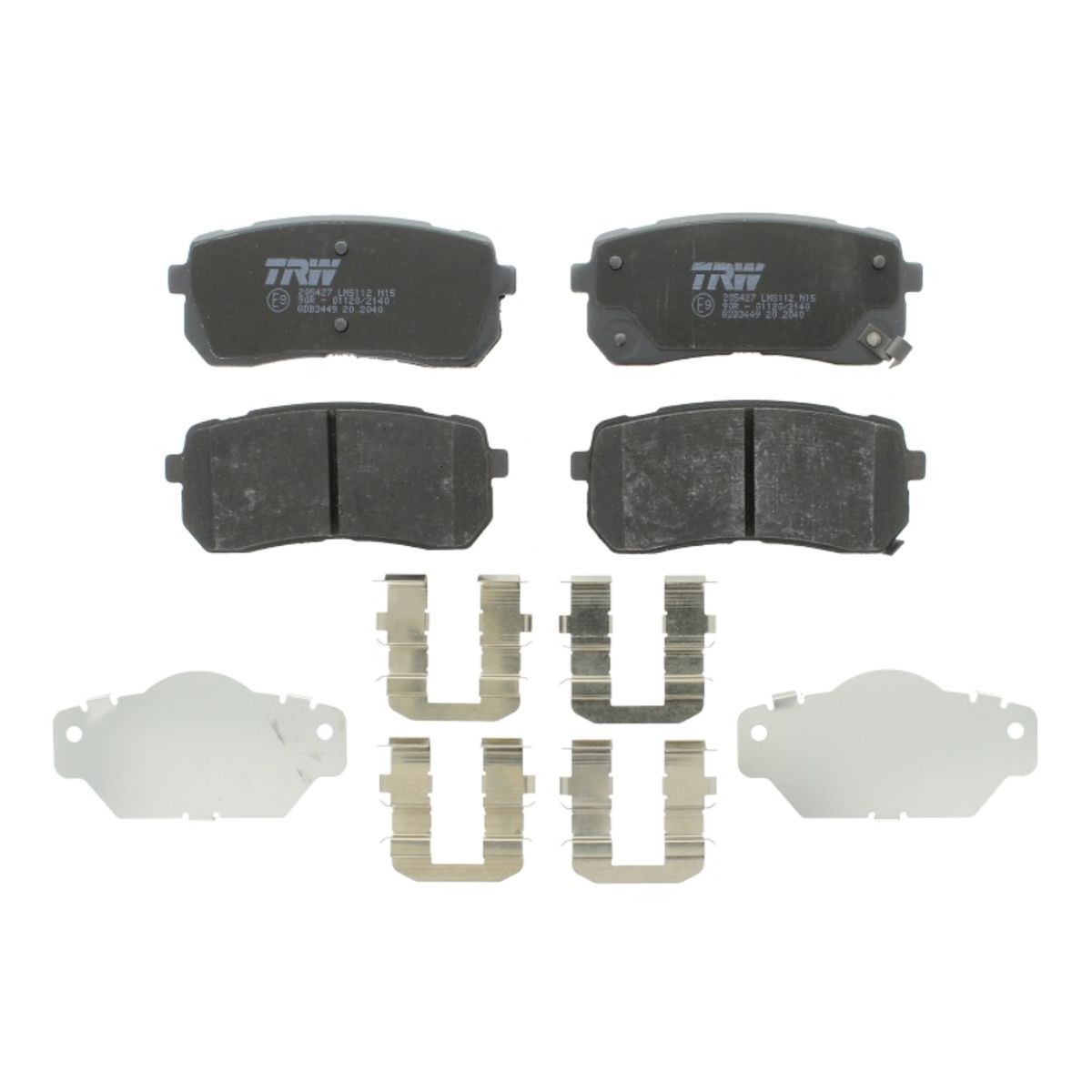 Trw Set Di Pastiglie Freno Gdb3449, Posteriore