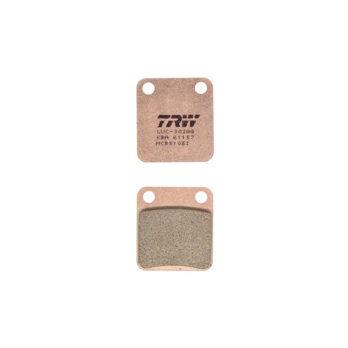 Jeu de plaquettes de frein TRW MCB510