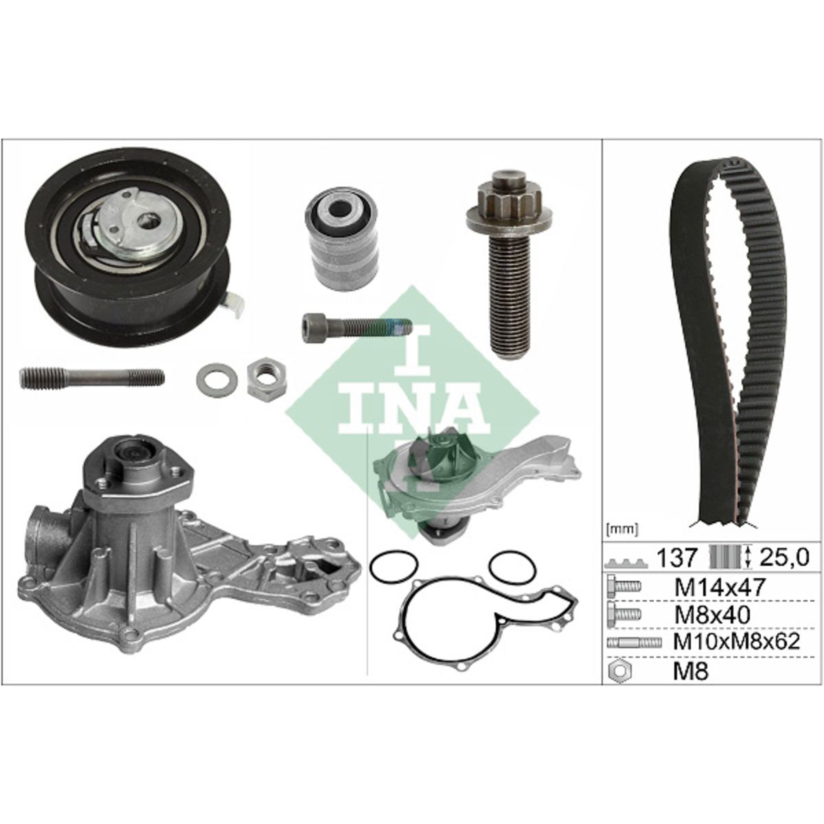 Image of Waterpomp + distributieriem set