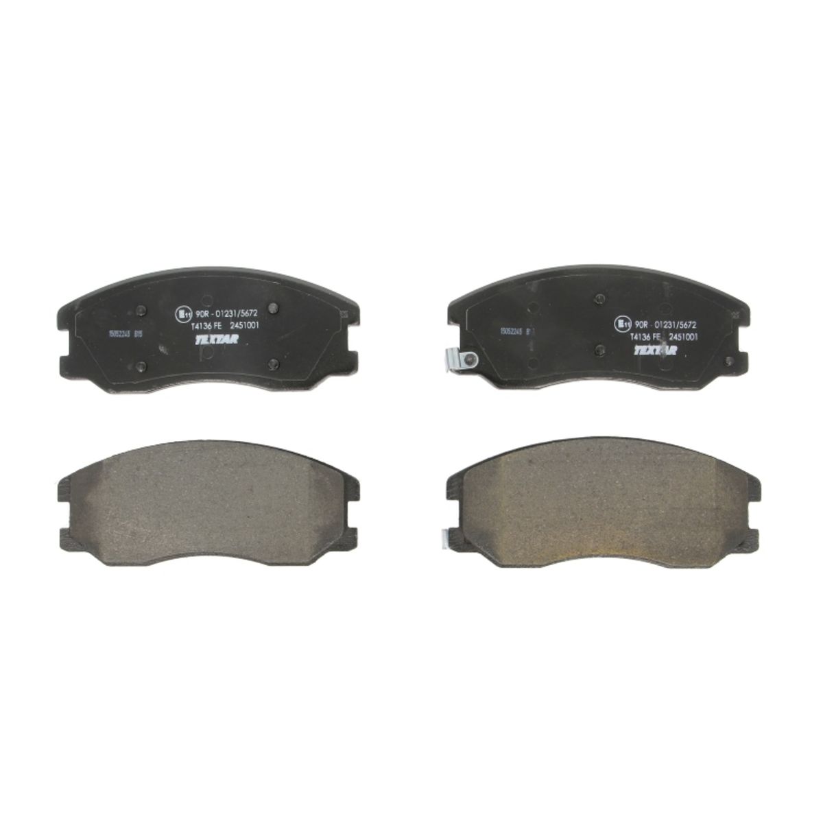 Bremsbelagsatz TEXTAR 24510 16,9 0 5, Vorne