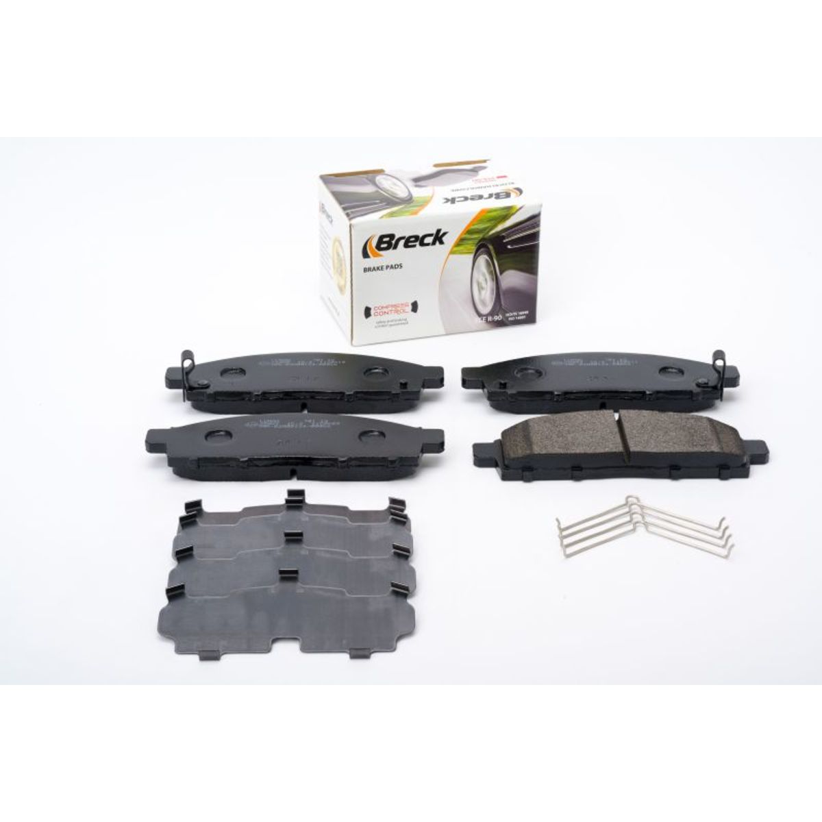 Set di pastiglie freno BRECK 25087 00 701 00, anteriore