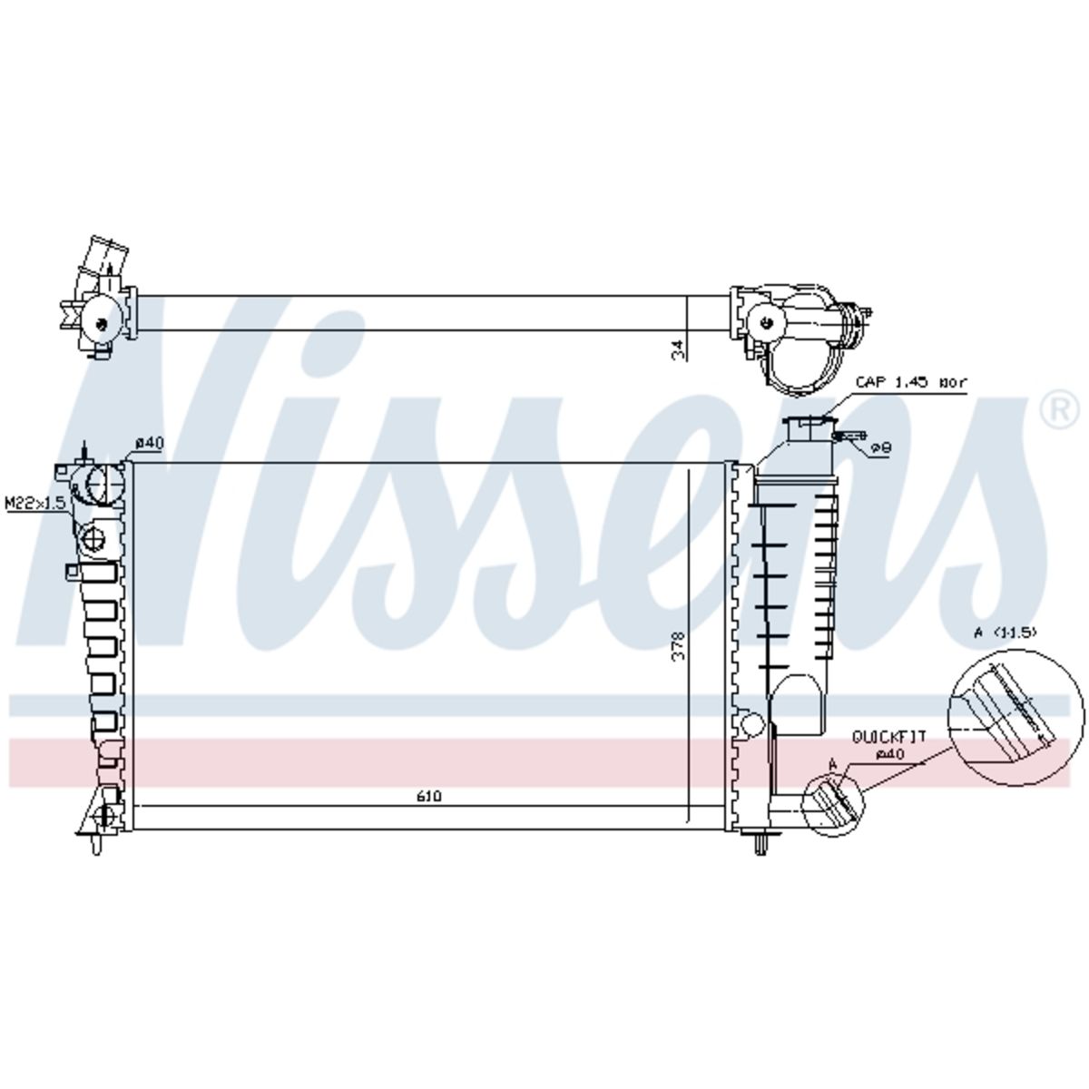 Image of Radiator, motorkoeling