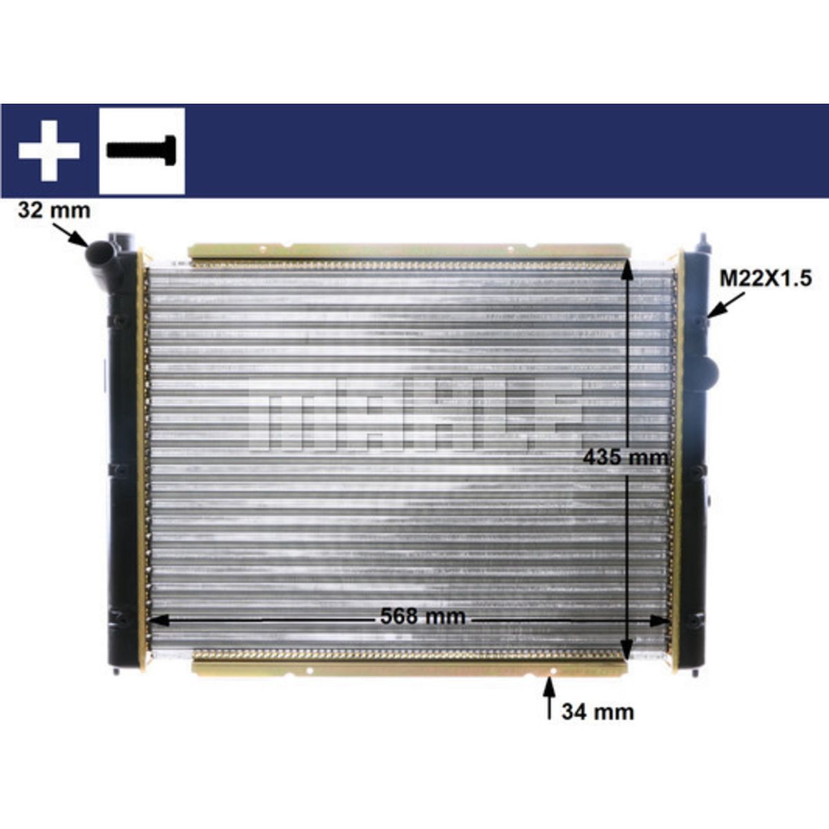 Image of Radiator, motorkoeling