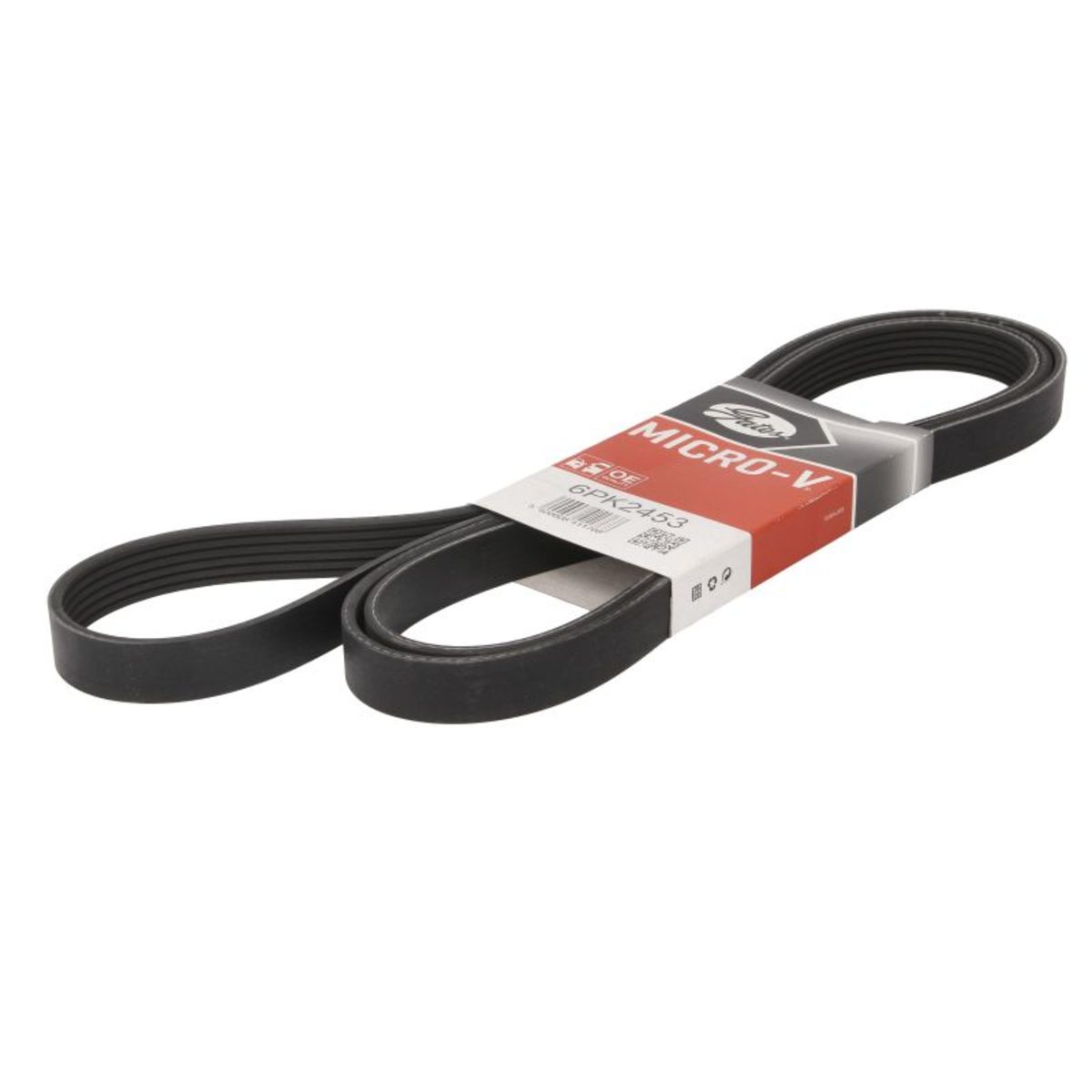 Negro Correa Poly V Micro-V Gates 6Pk2453