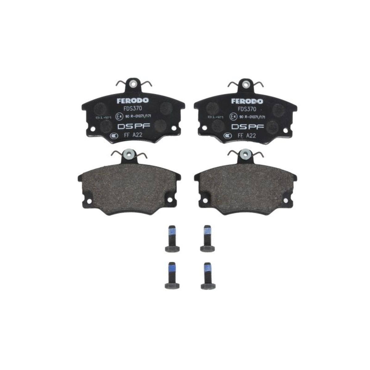 Jeu de plaquettes de frein FERODO Performance FDS370, avant