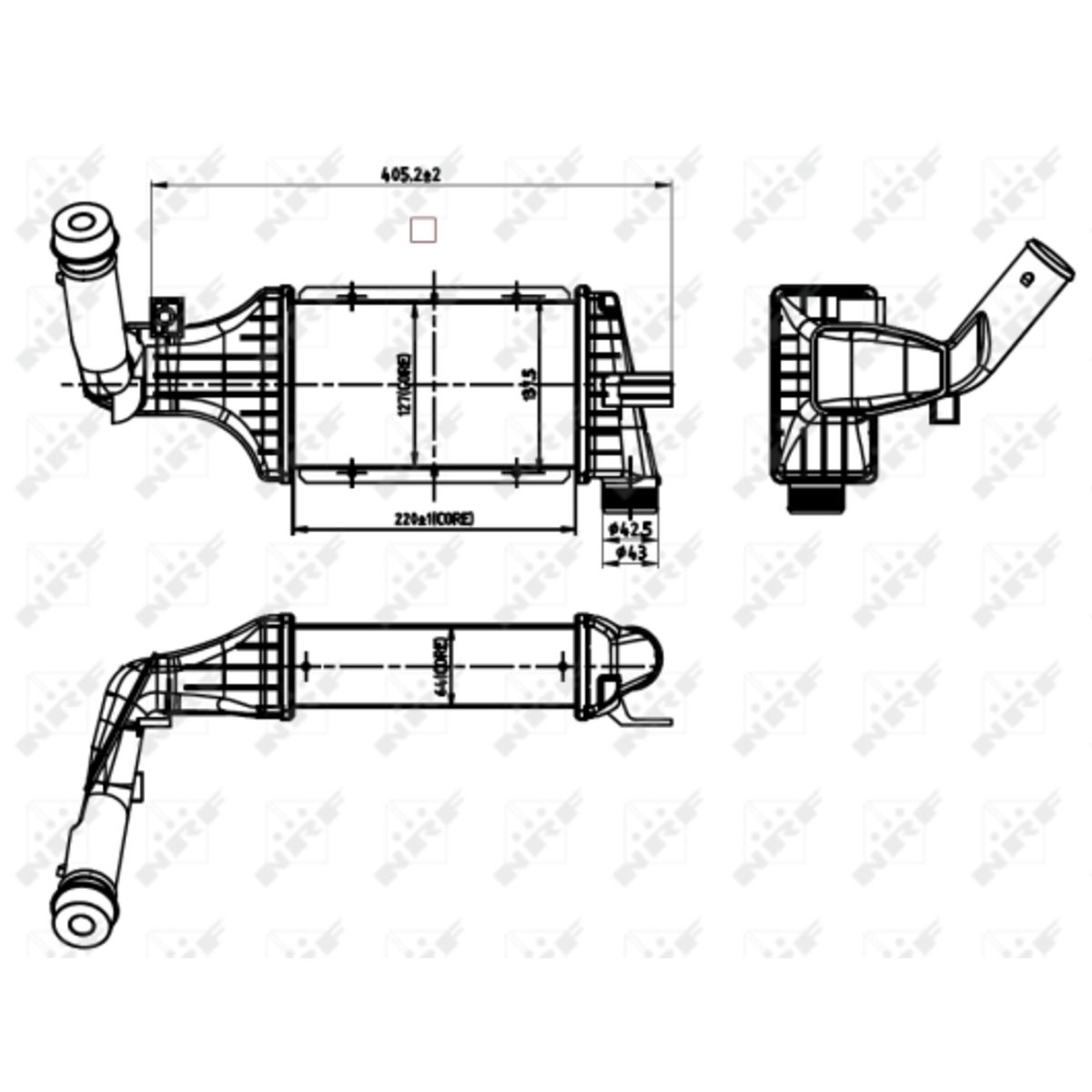Nrf Intercooler 30428
