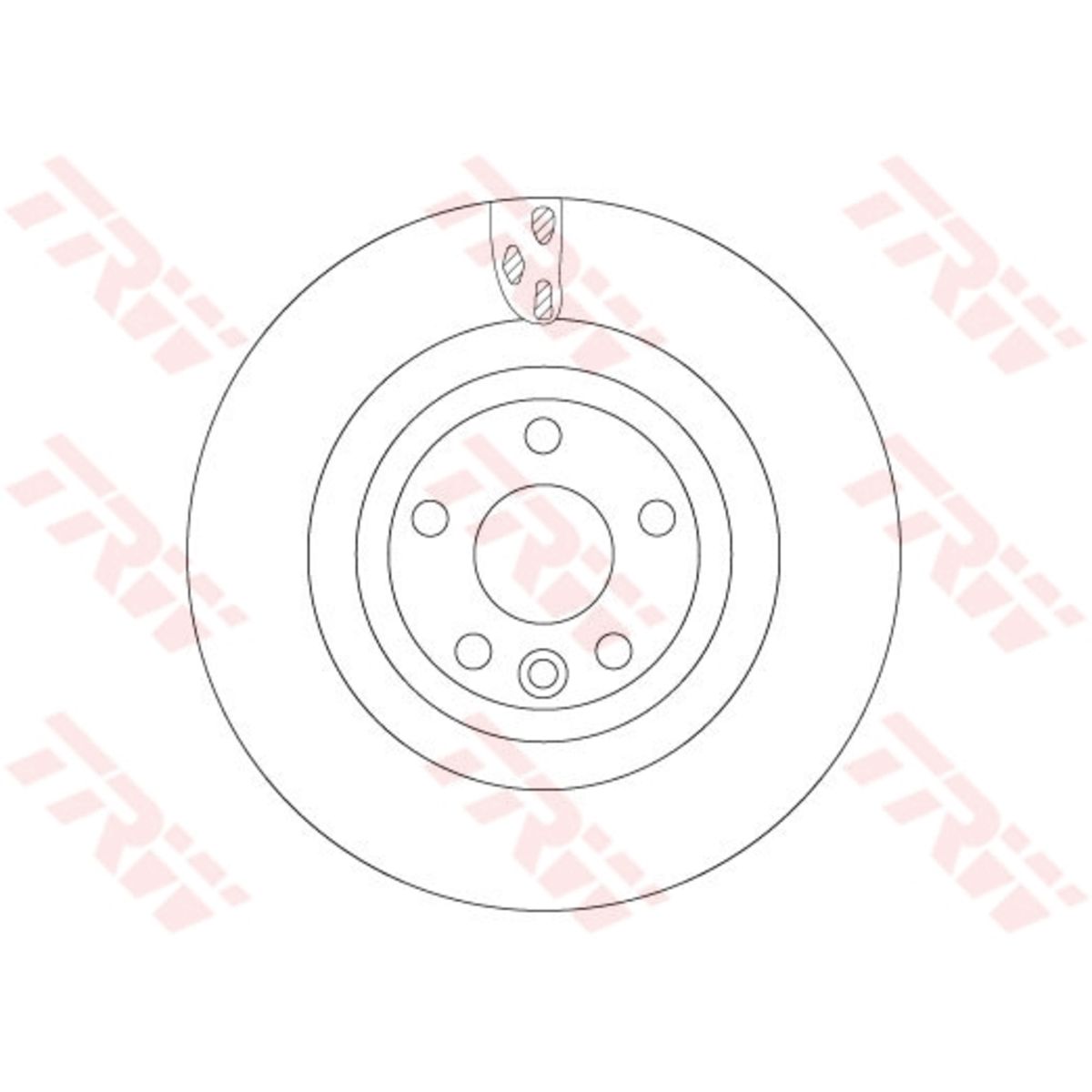 Trw Disque De Frein Df6706s Arrière, Ventilé, 1 Pièce