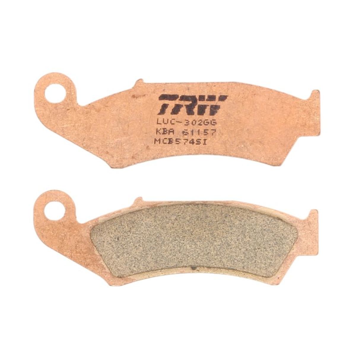 Jeu de plaquettes de frein TRW MCB574
