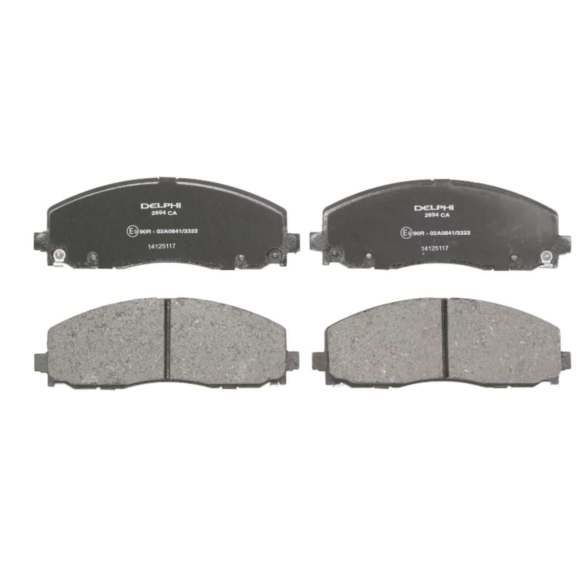 Für DELPHI HAMULCE LP2694 BRAKE PADS FRONT GRAND VOYAGER V 07- - Bild 6