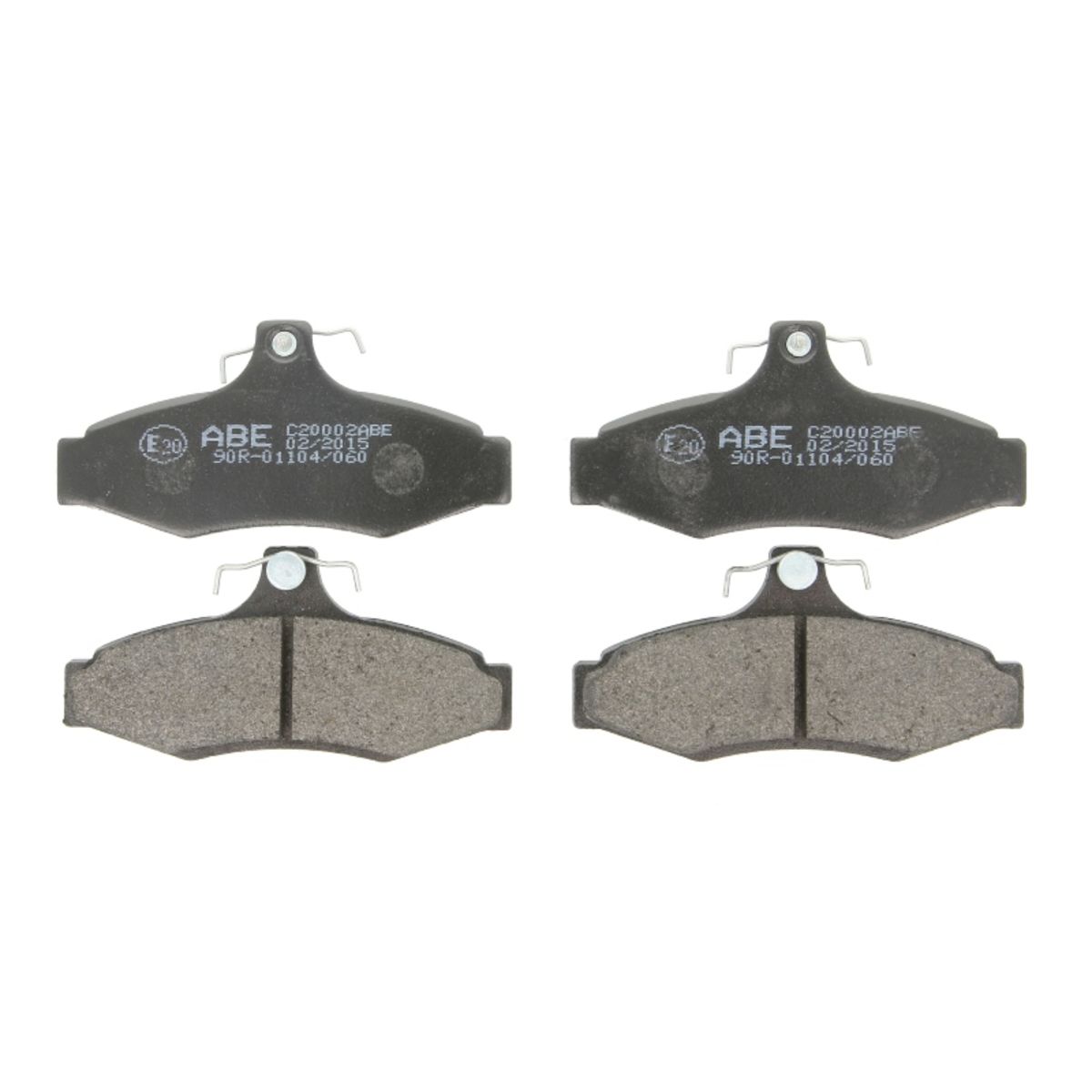 Bremsbelagsatz, Scheibenbremse ABE C20002ABE