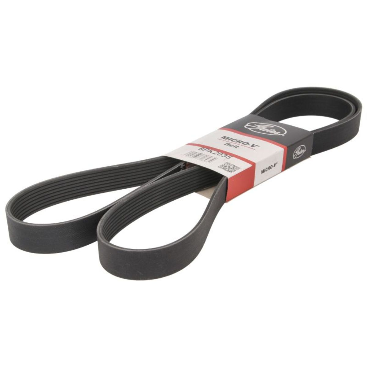 Nero Cinghia Poly-V Gates 8Pk2035