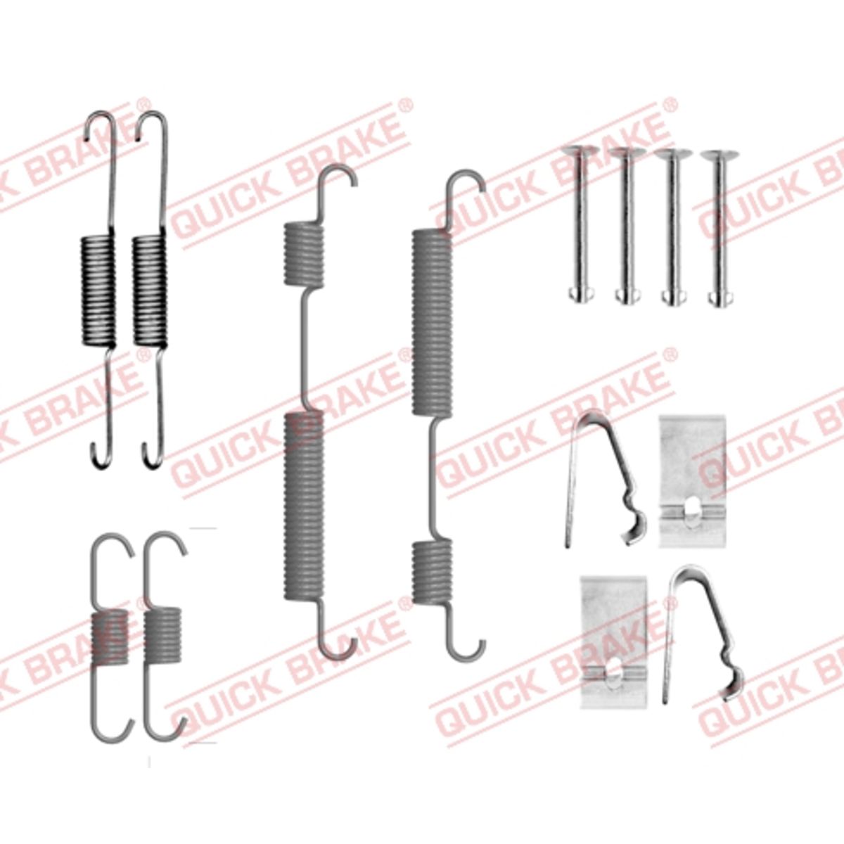 Quick Brake Zubehörsatz, Bremsbacken 105-0054