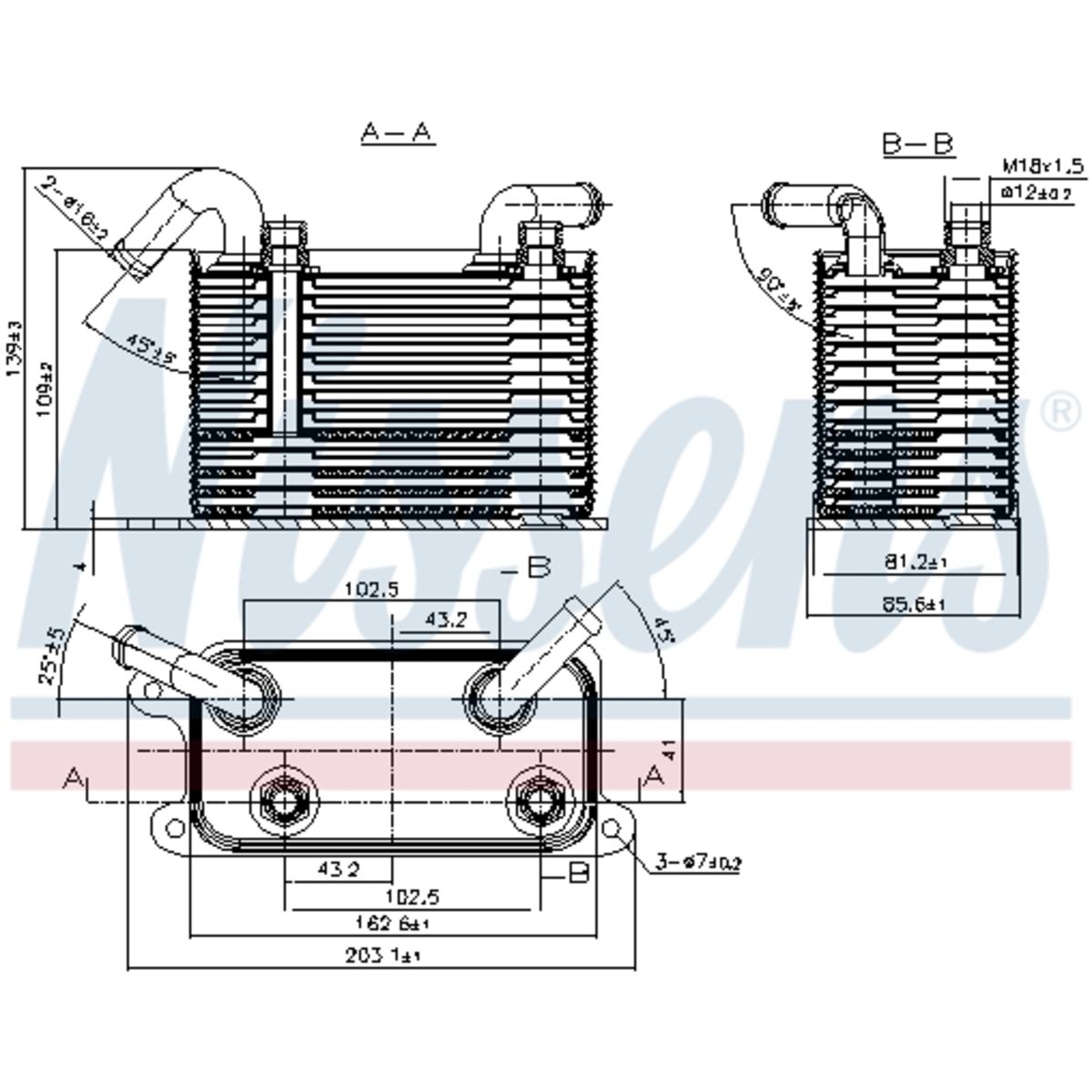 Image of Olie radiator, automatische versnellingsbak