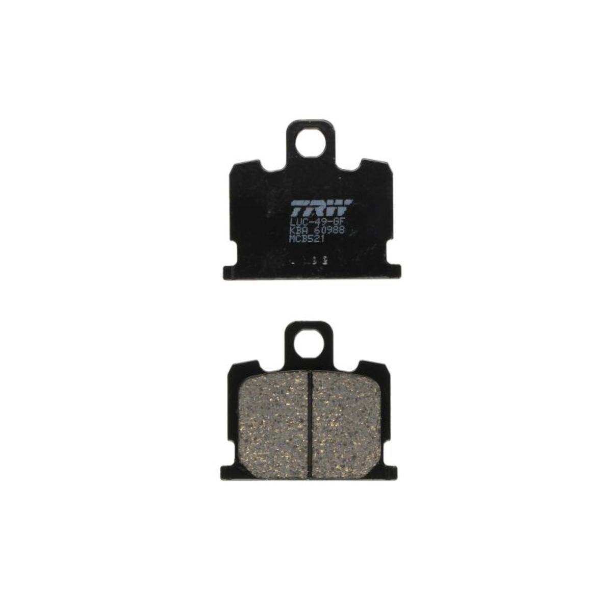 Jeu de plaquettes de frein TRW MCB521