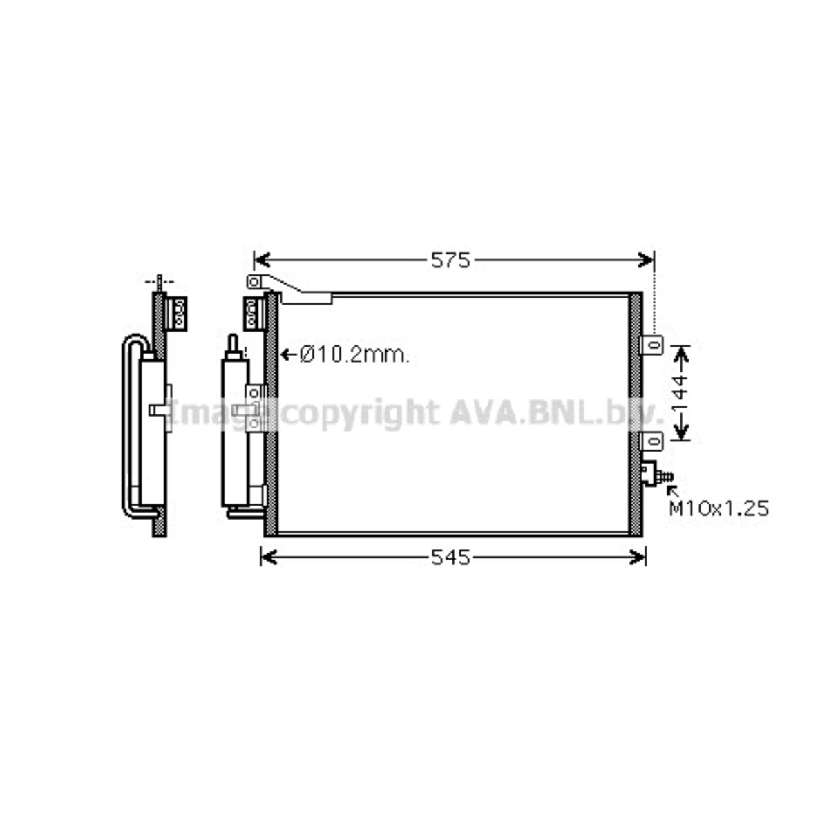 Image of Condensator, airconditioning   AVA