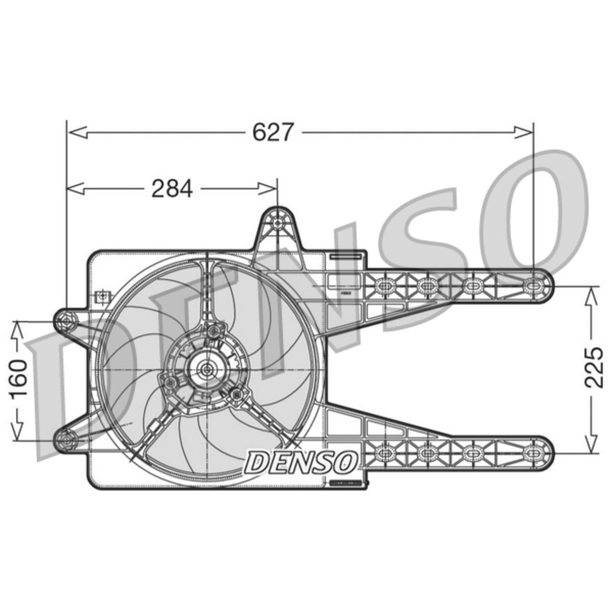 Denso Lüfter, Motorkühlung Der09013