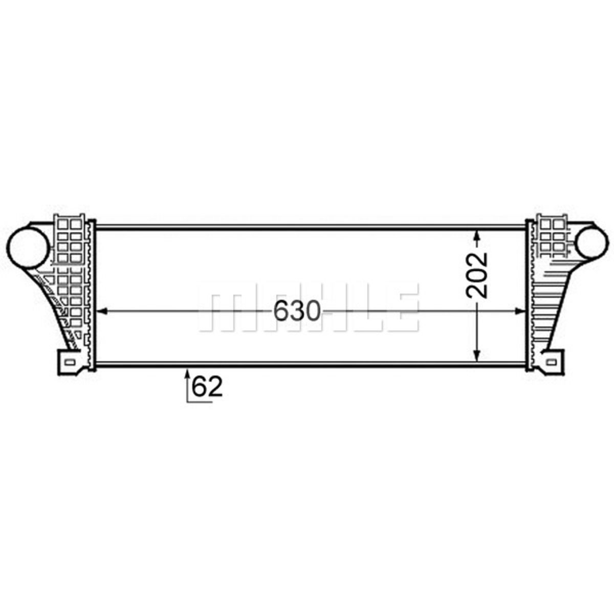 Image of Intercooler, inlaatluchtRadiator