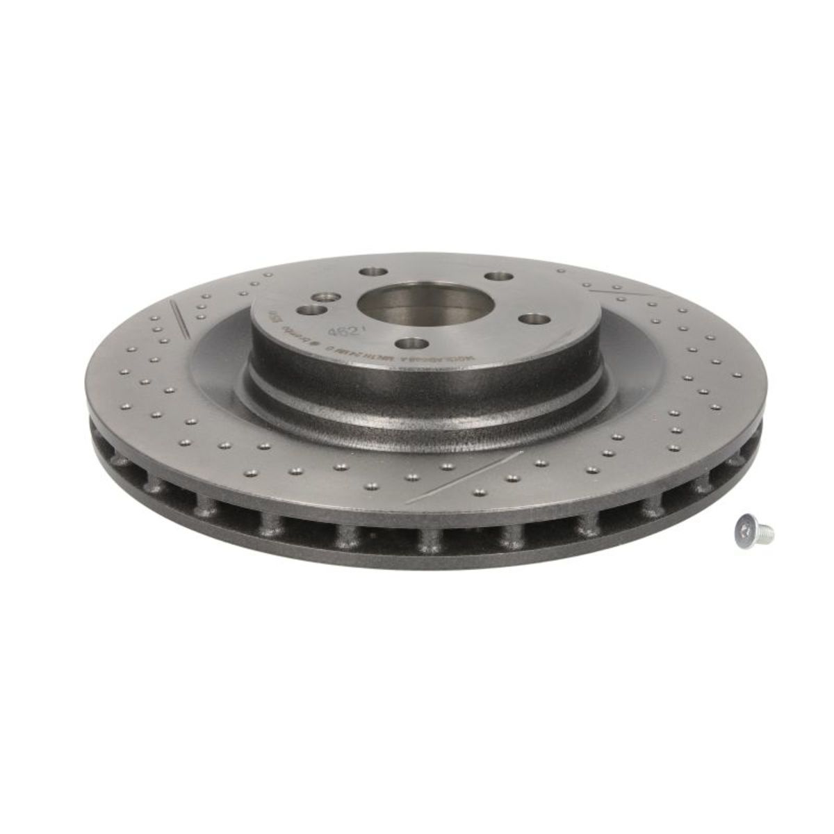 Remschijf  9925741 achter, geventileerd, sleuf, sterk gecarboniseerd, 1 Stuk