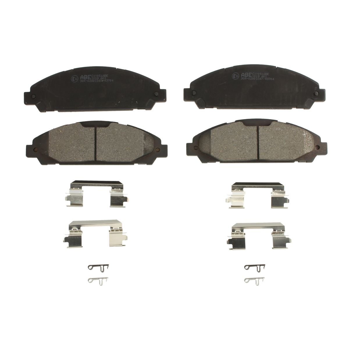 Bremsbelagsatz, Scheibenbremse ABE C1Y051ABE