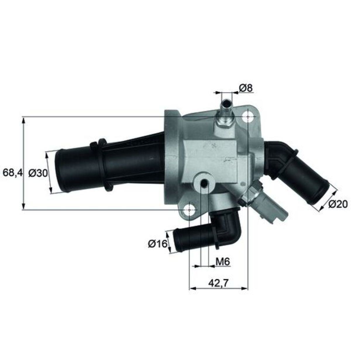 Mahle Thermostat, Kühlmittel Ti 153 88