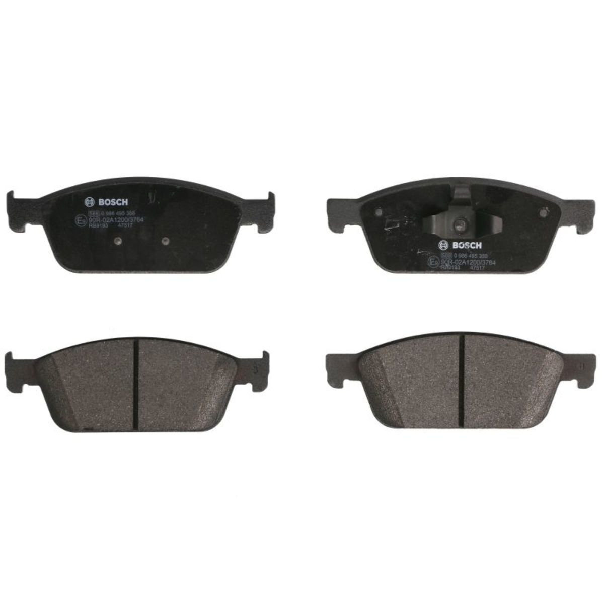Bosch Jeu De Plaquettes De Frein 0 986 495 388,