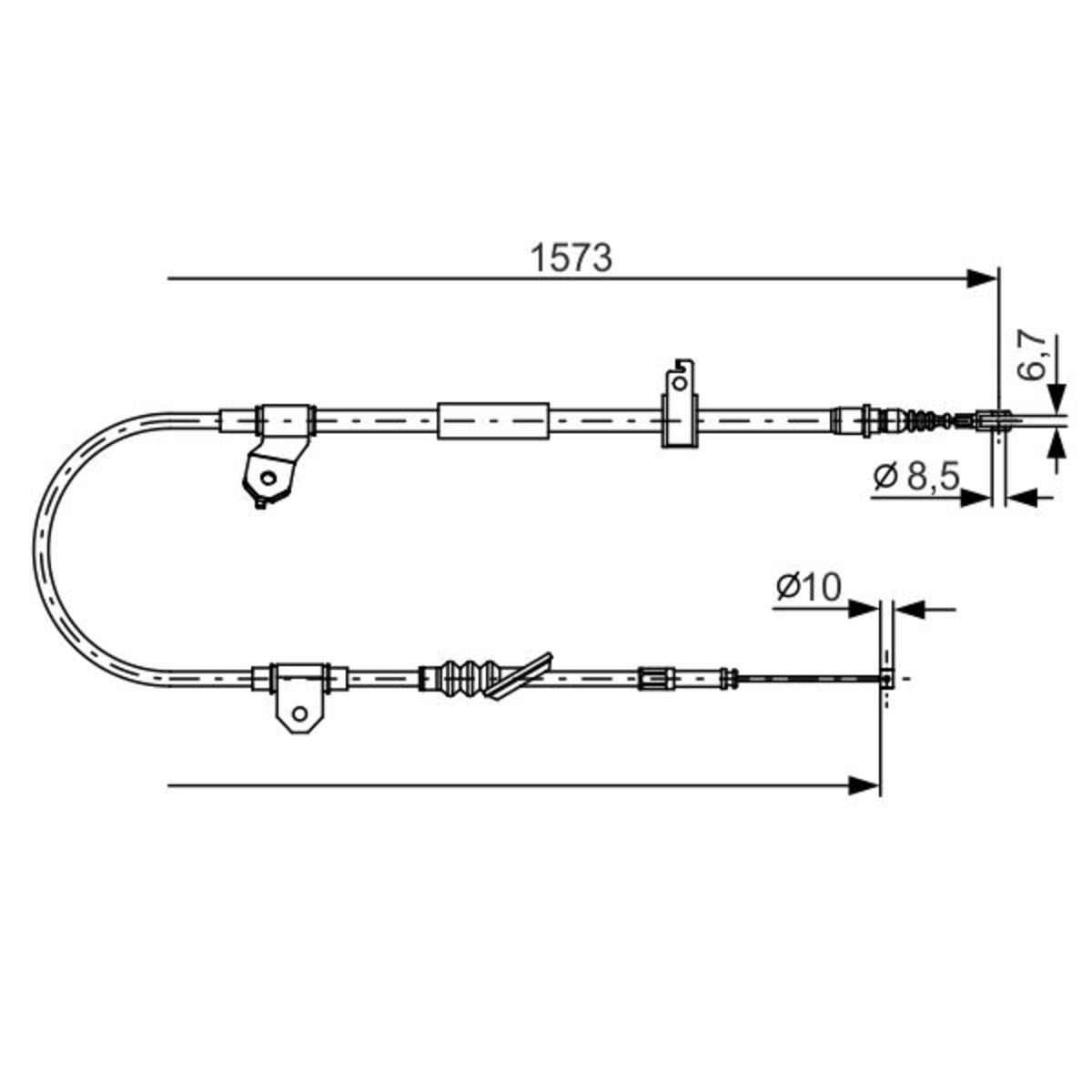 Image of Kabel, parkeerrem