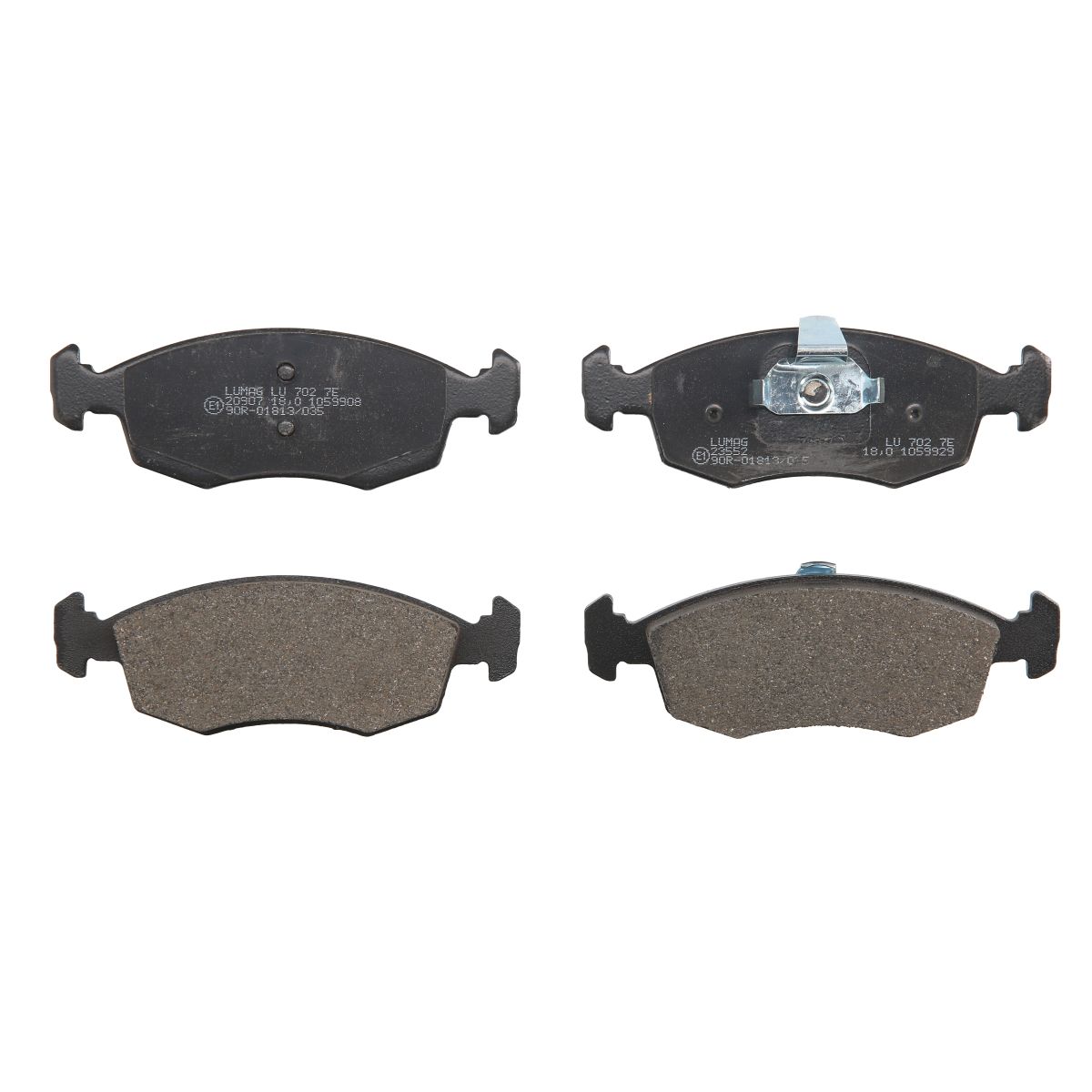 Bremsbelagsatz, Scheibenbremse BRECK 23552 00 702 00