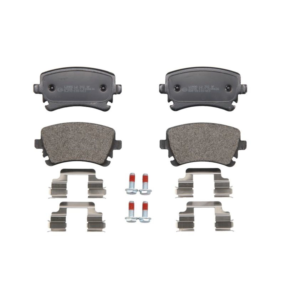 Breck Bremsbelagsatz 23326 00 702 00, Hinten