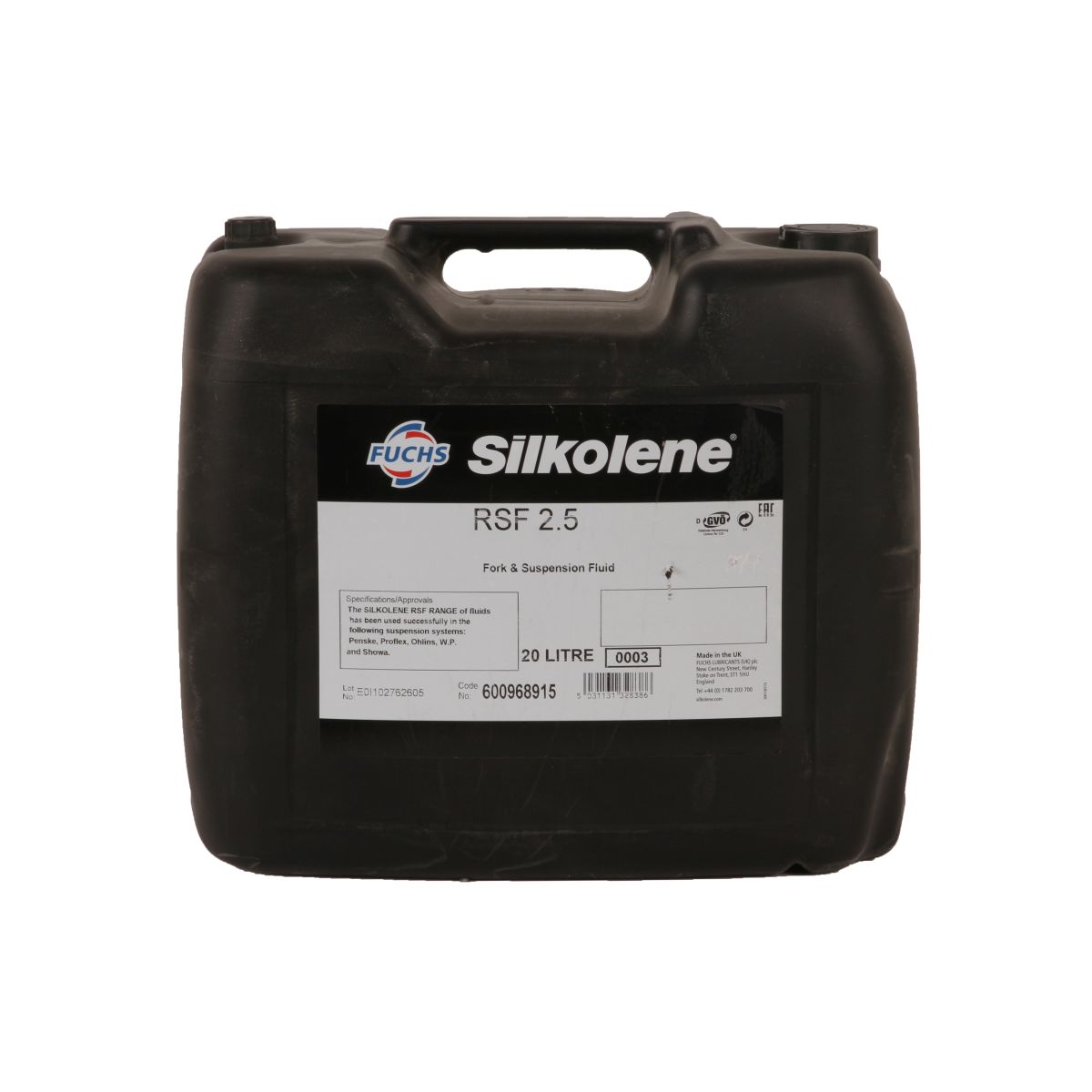 Stoßdämpferöl SILKOLENE 600968915 RSF 25W 20L