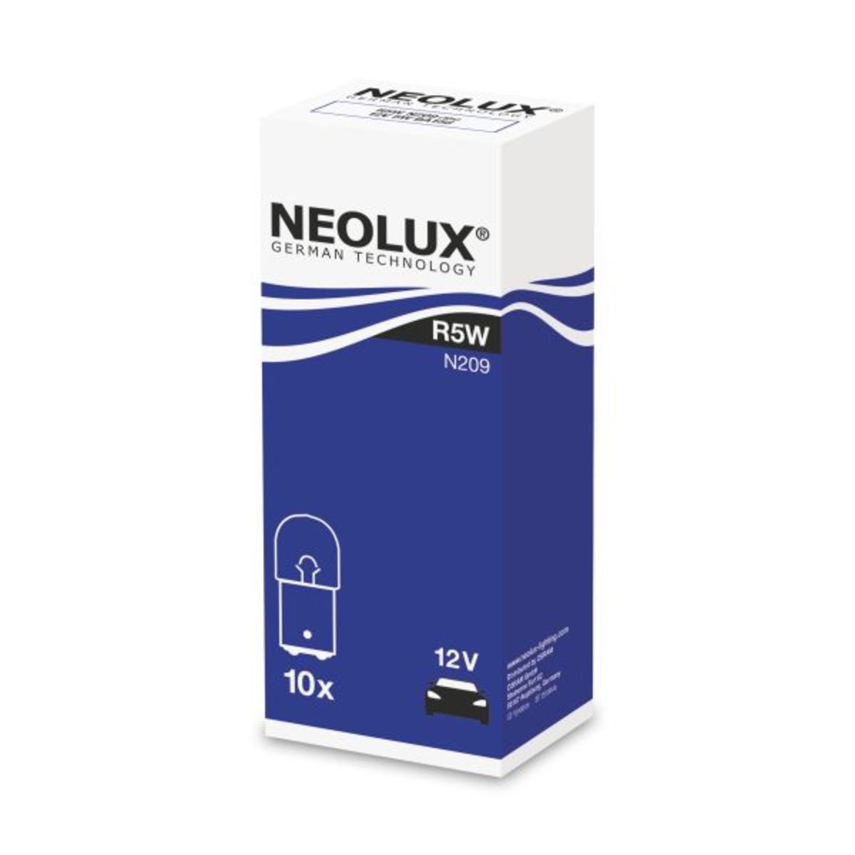 Ampoule secondaire NEOLUX R5W 12V, 5W