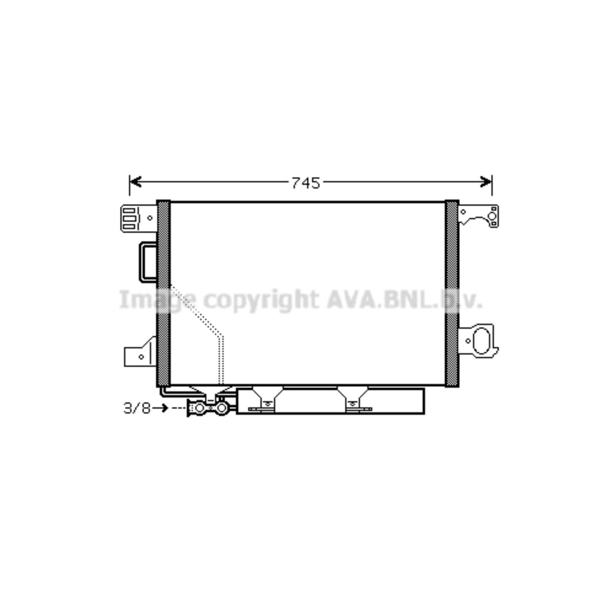 Image of Condensator, airconditioning   AVA