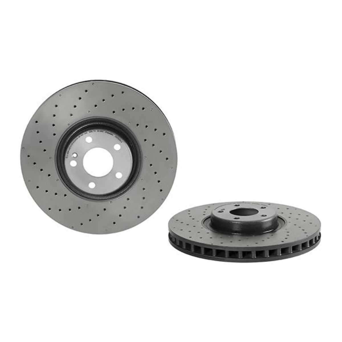 Disco freno BREMBO 09D52413 anteriore, ventilato, altamente carbonizzato, 1 Pezzo