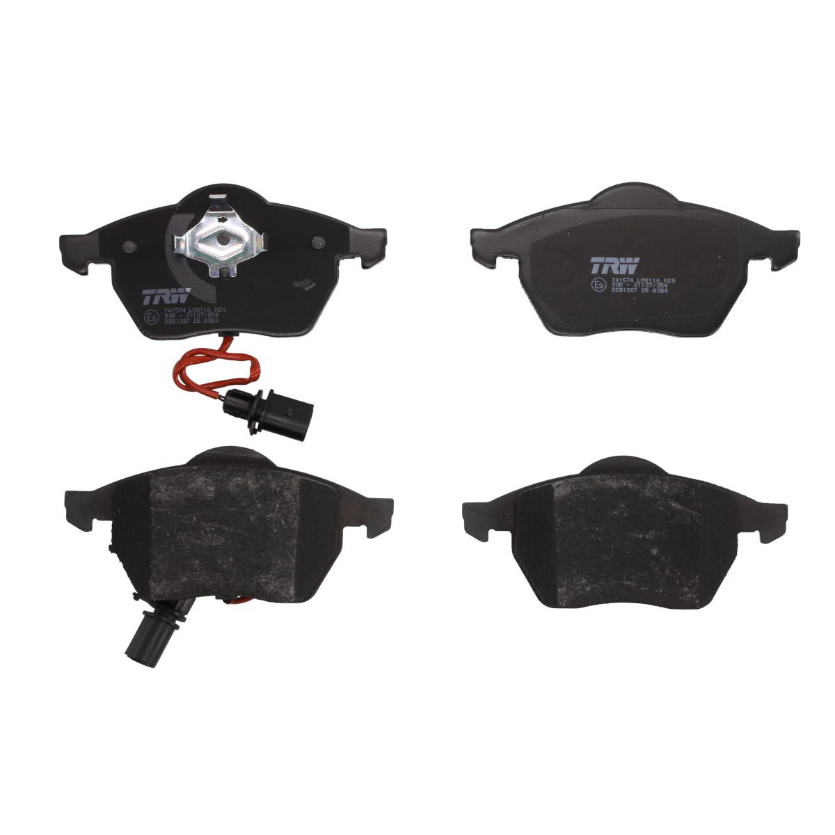 Trw Set Di Pastiglie Freno Gdb1307, Anteriore