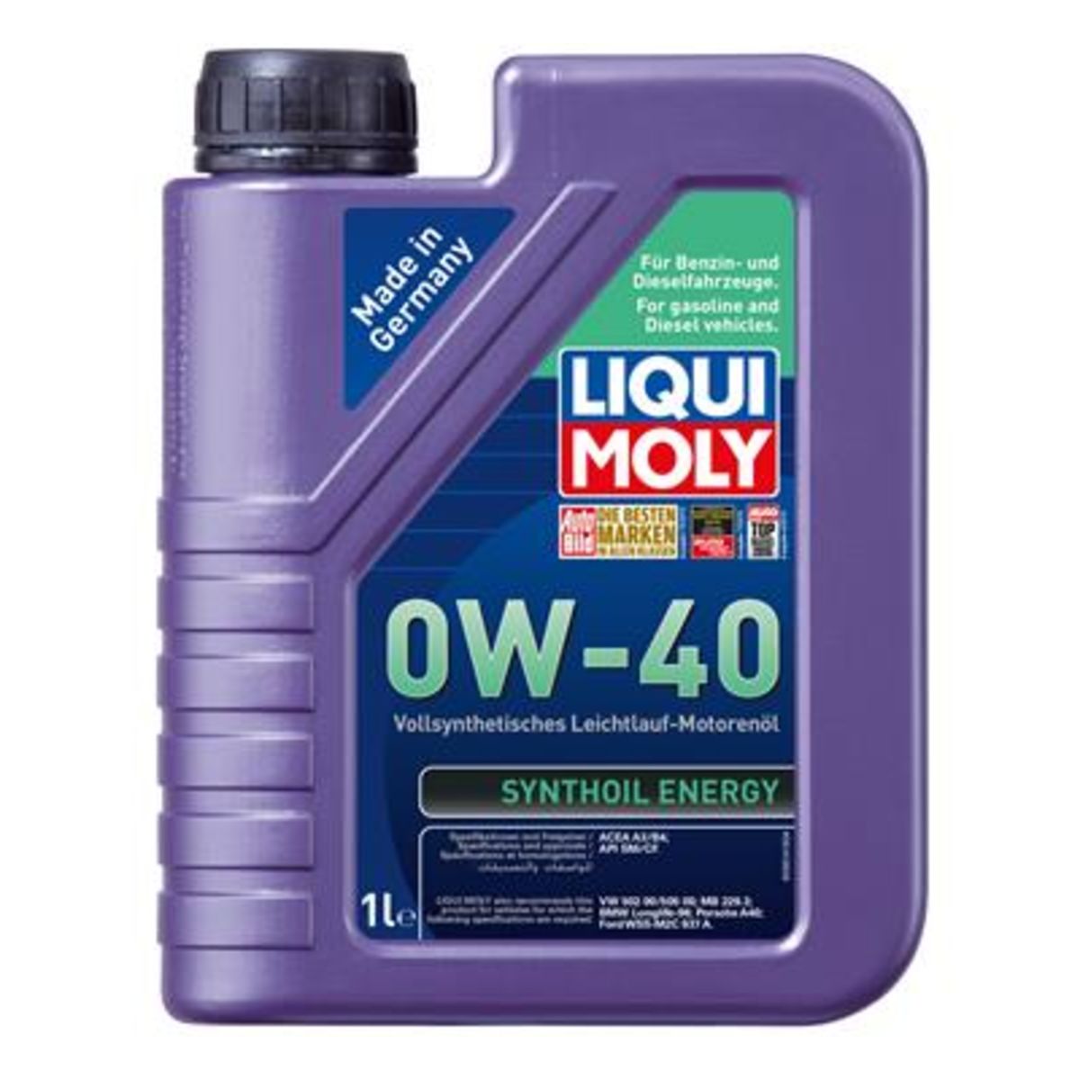 Huile moteur LIQUI MOLY 1360 Synthoil ENERGY 0W40 1L