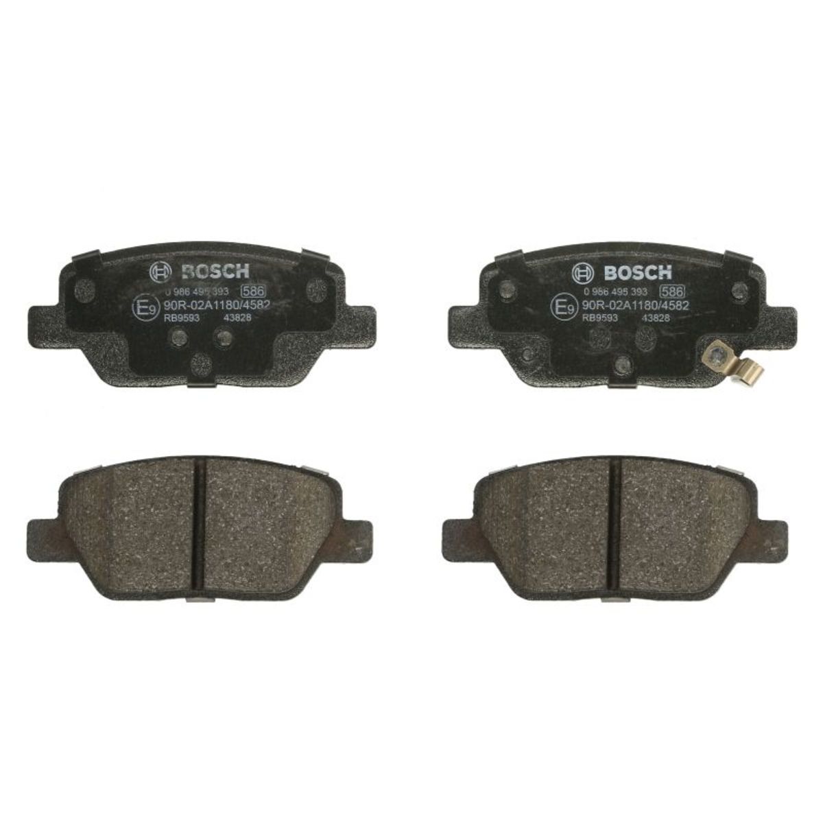 Bosch Jeu De Plaquettes De Frein 0 986 495 393