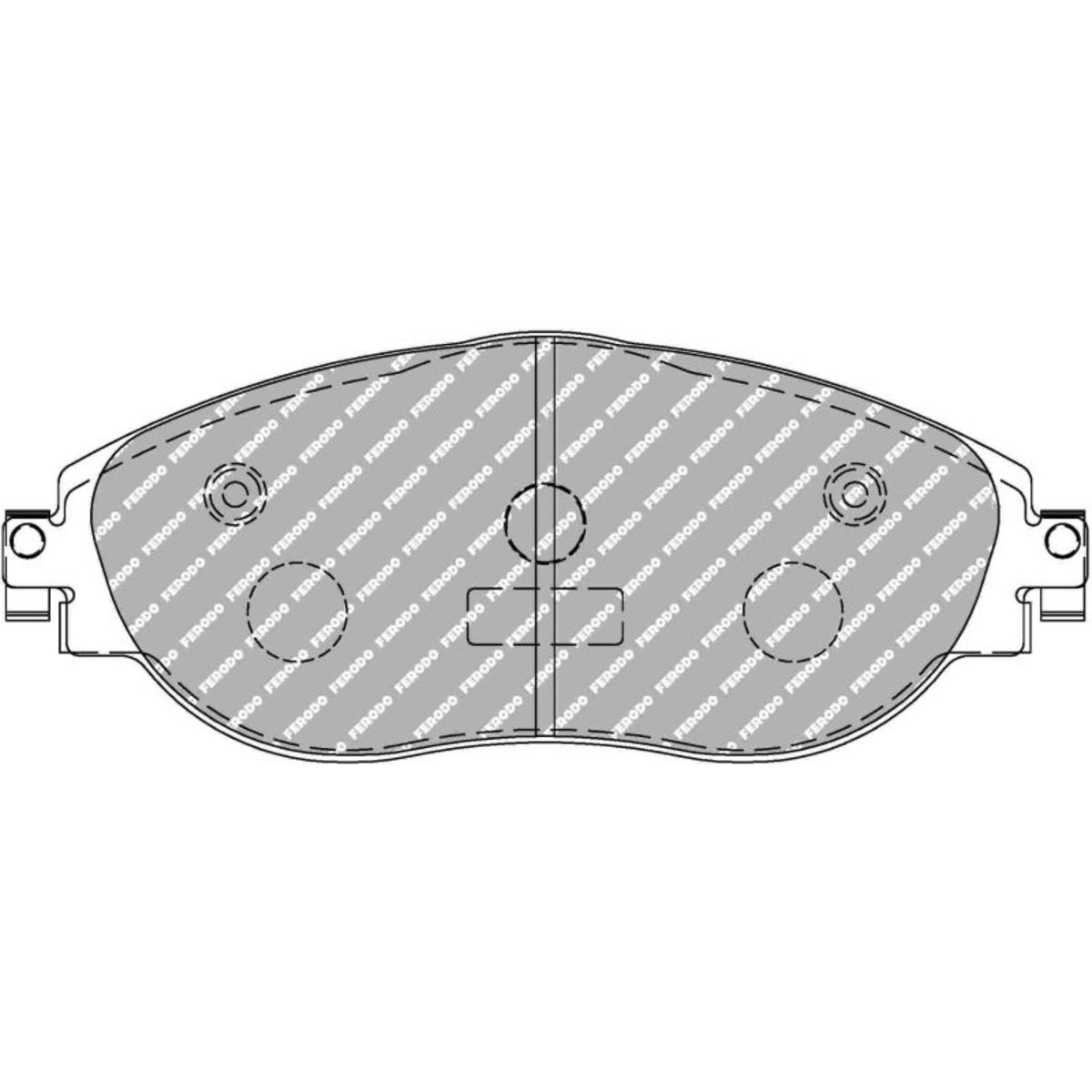 Jeu de plaquettes de frein FERODO FDS4425