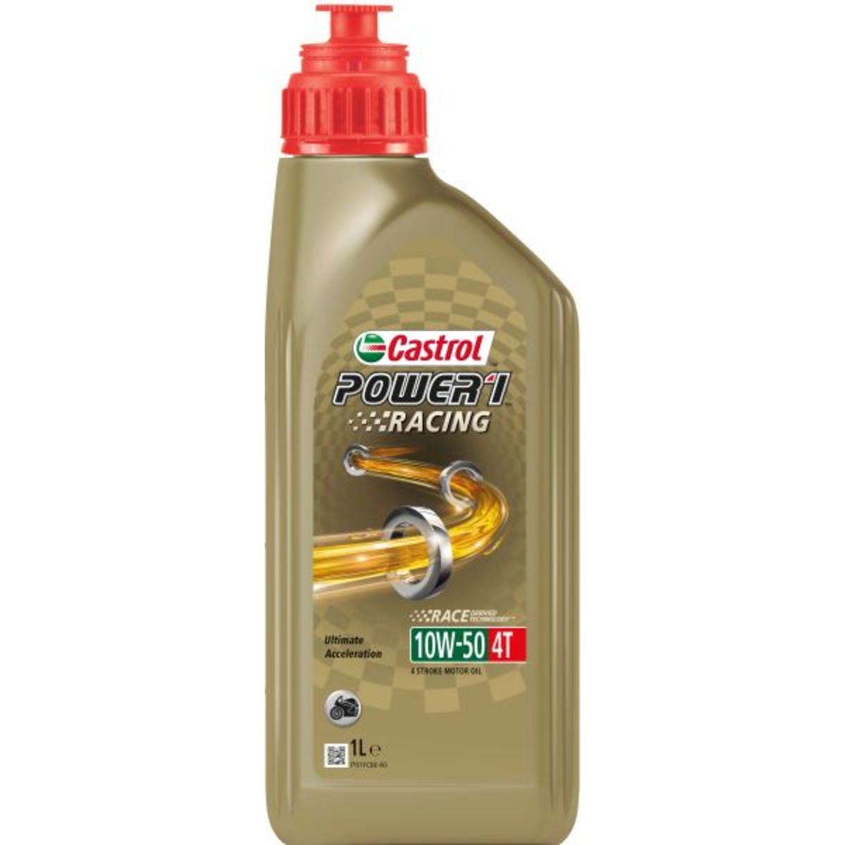 Huile moteur CASTROL Power 1 Racing 10W50 4T 1L