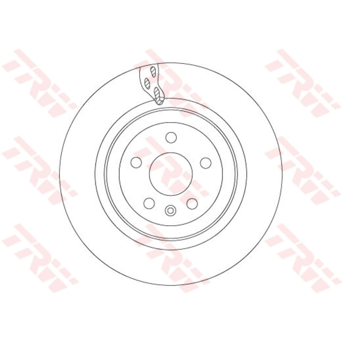 Trw Disco De Freno Df6702s Trasero, Ventilado Altamente Carbonizado, 1 Pieza