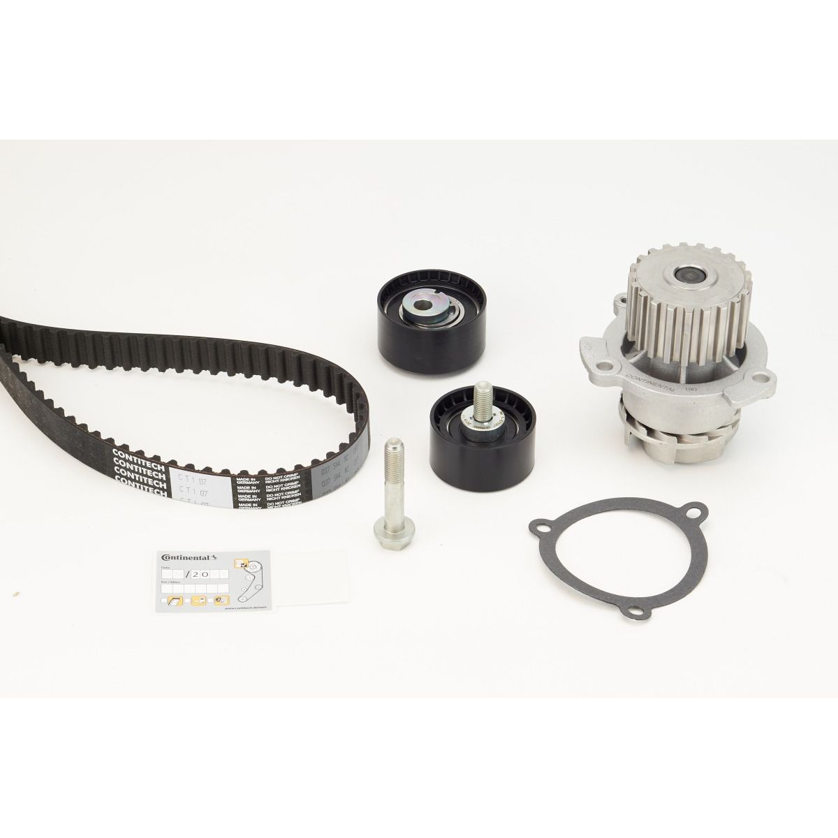 Image of Waterpomp+distributieriem set CONTINENTAL