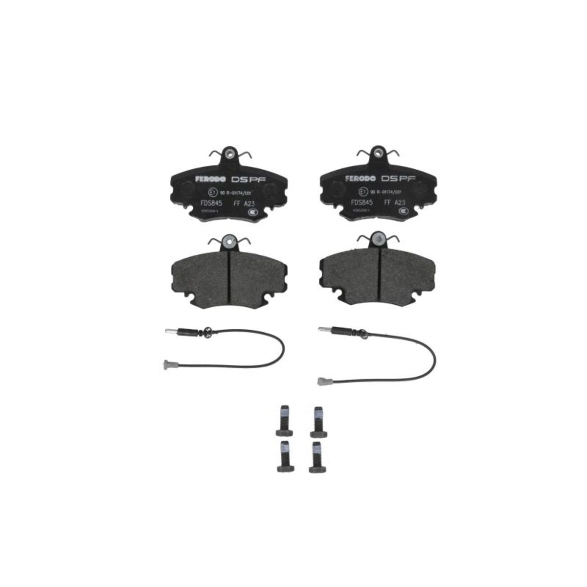 Jeu de plaquettes de frein FERODO Performance FDS845, avant