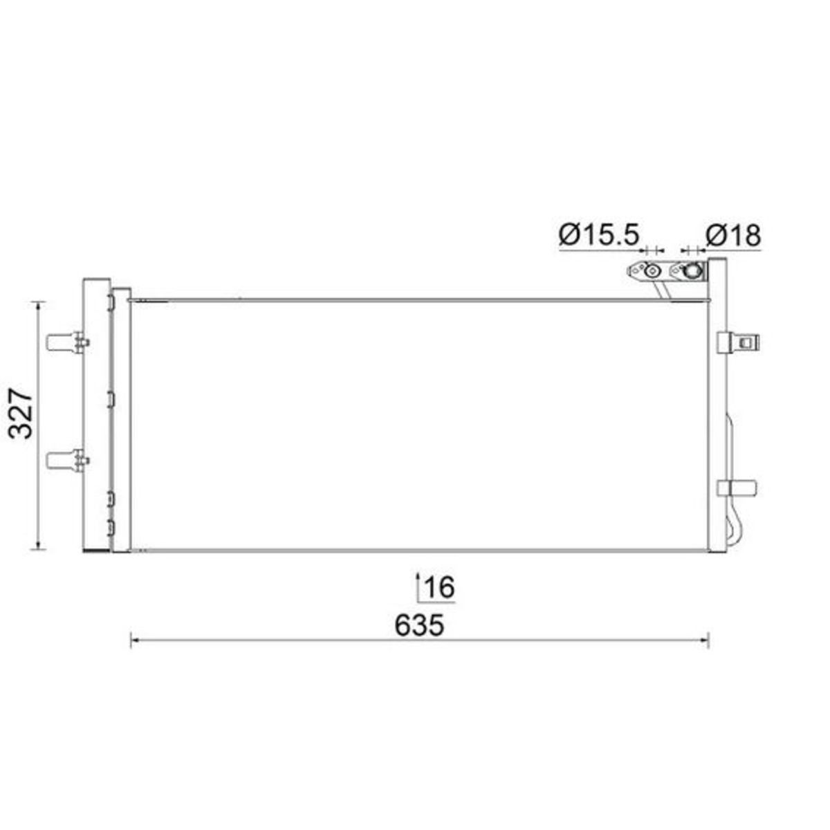 Image of Condensator, airconditioning