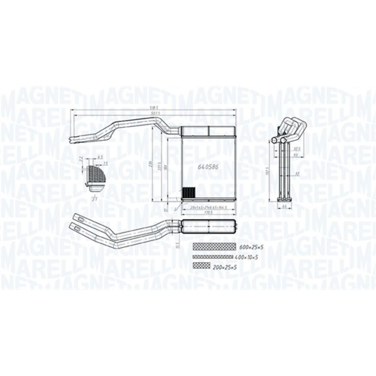 Magneti Marelli Waterverwarmer 350218453000