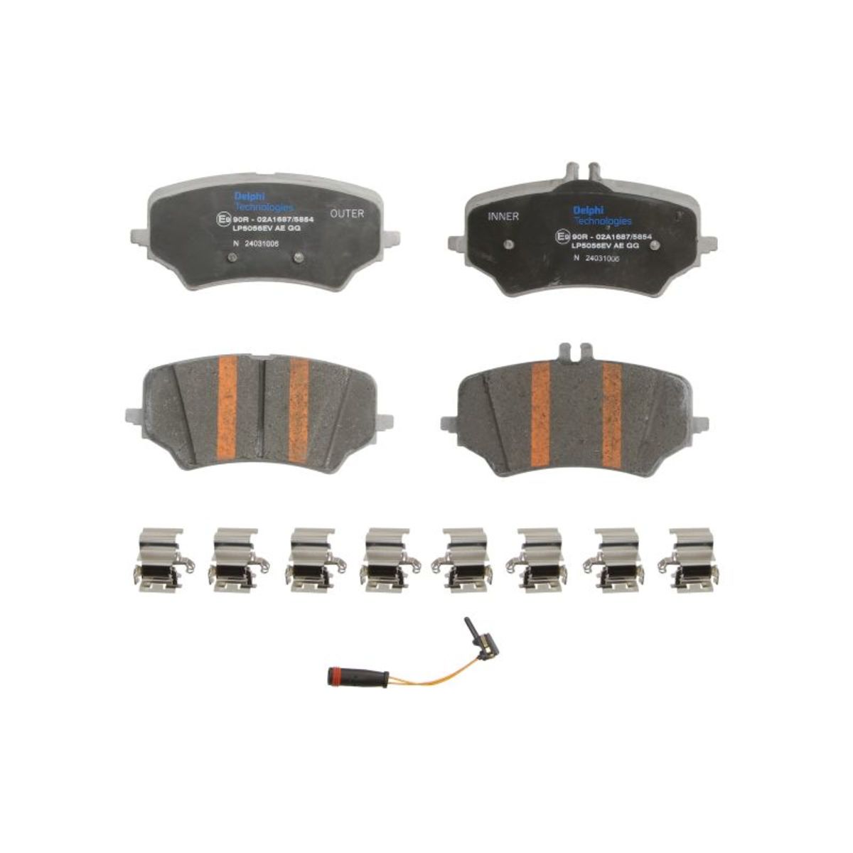 Delphi Bremsbelagsatz Lp5056ev