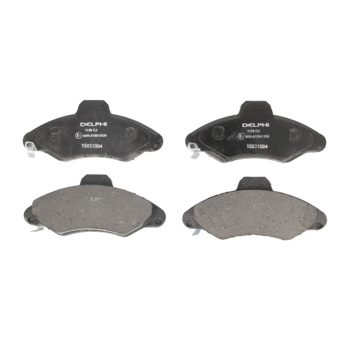 Set di pastiglie freno DELPHI LP1139, anteriore