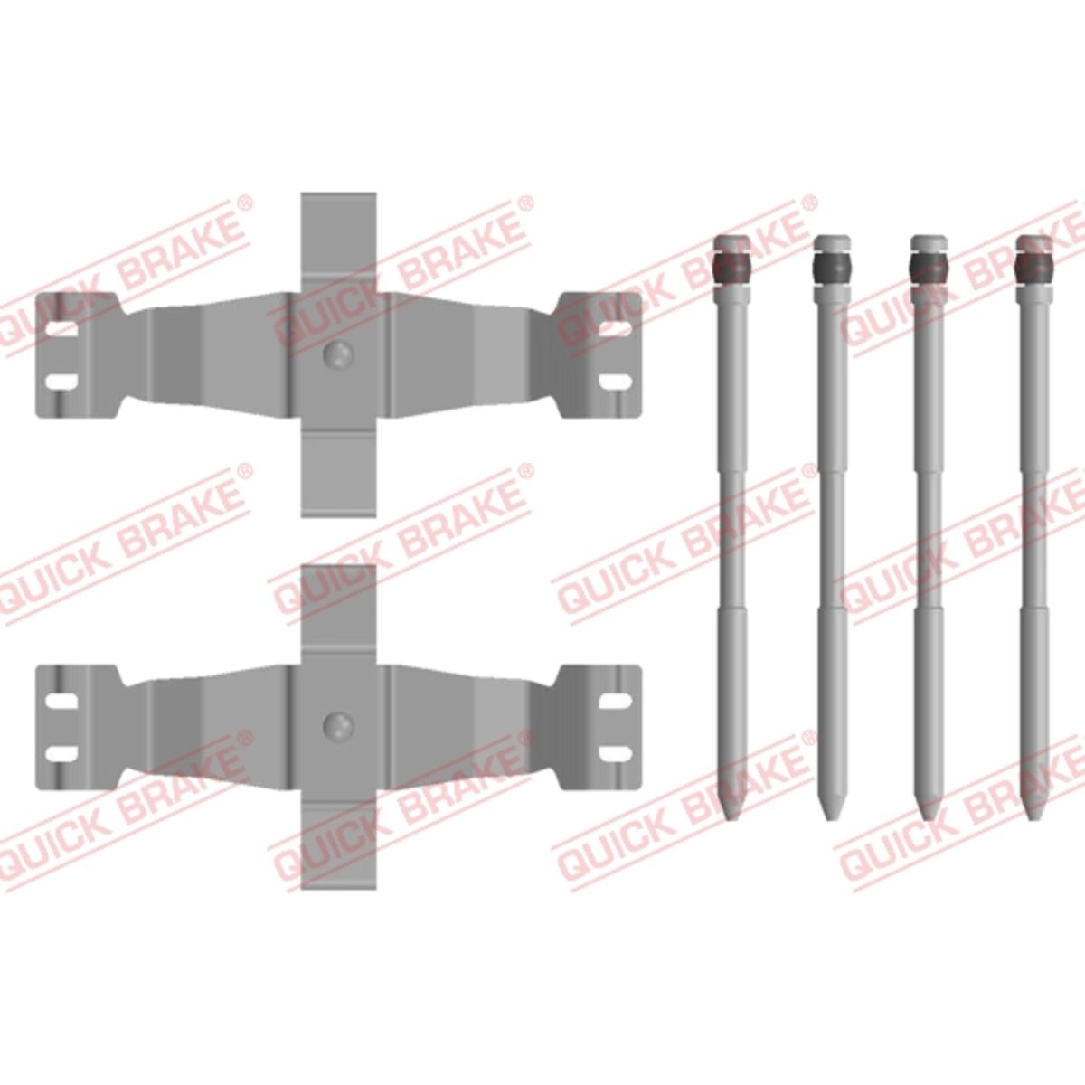 Quick Brake Kit D'accessoires, Plaquette De Frein 109-0122