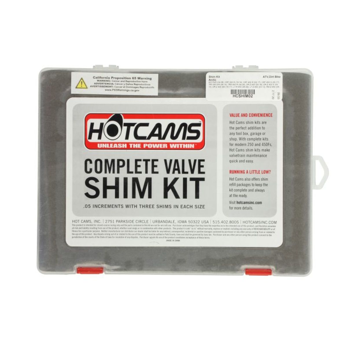 Soupapes, pastilles de soupape 4RIDE HCSHIM02