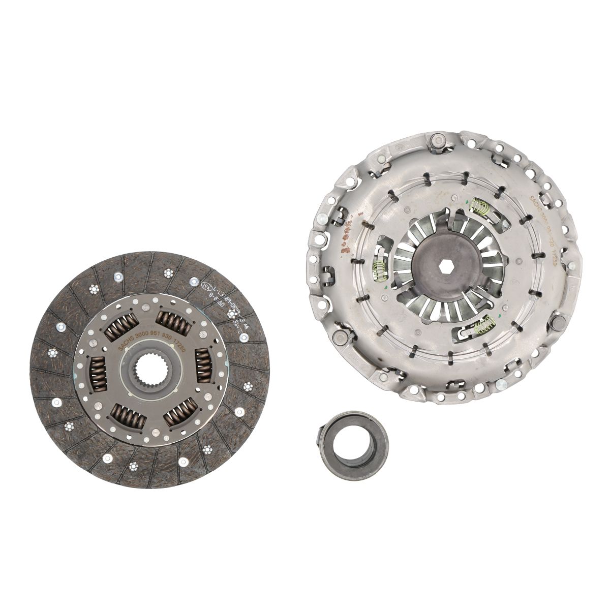 SACHS Kit Frizione 3000 951 046 Per Opel Corsa D 2006-2015, Include Spingidisco, Disco E Cuscinetto Reggispinta