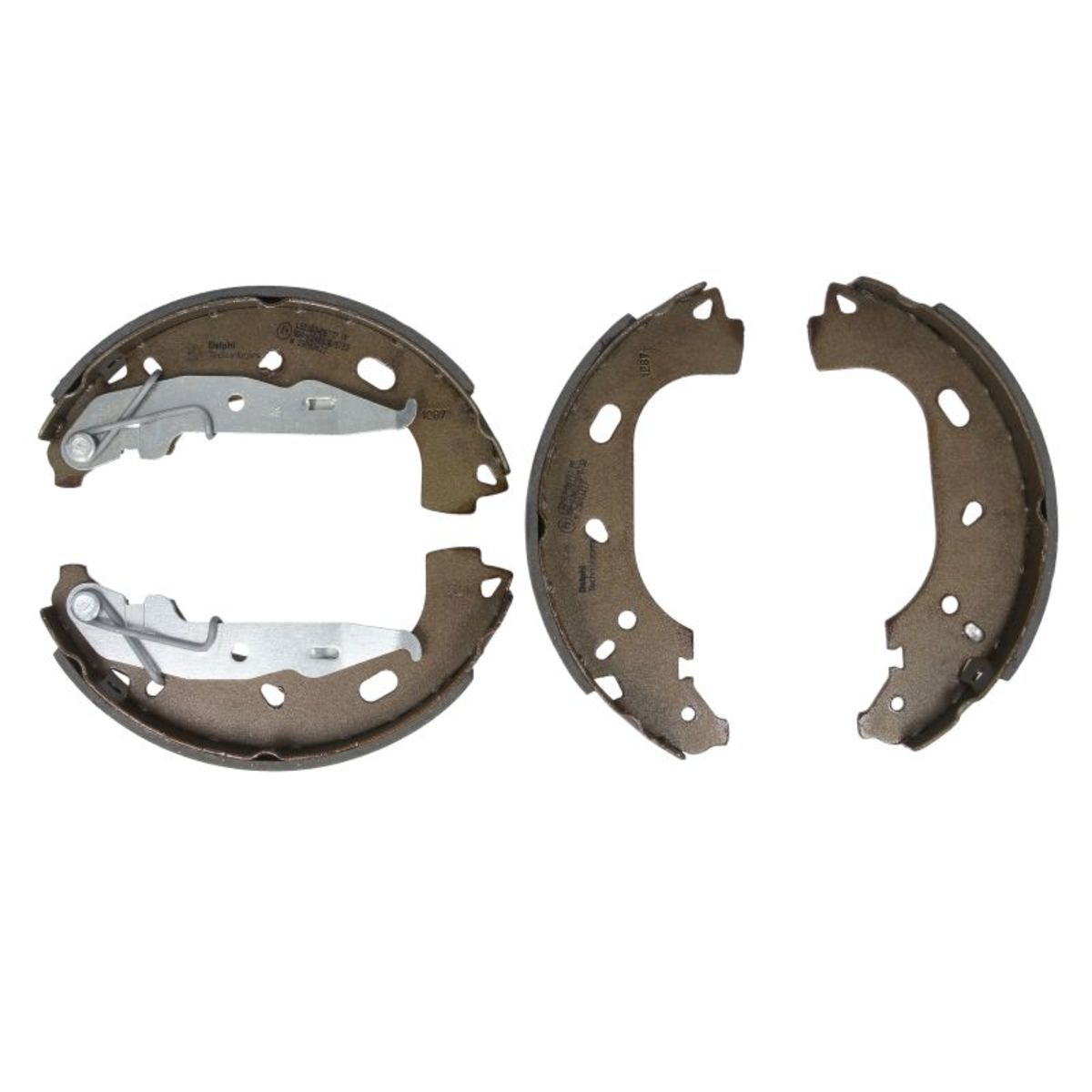 Delphi LS2167 Bremsbackensatz 4 Bremsbacken Trommelbremse für Opel - Bild 8