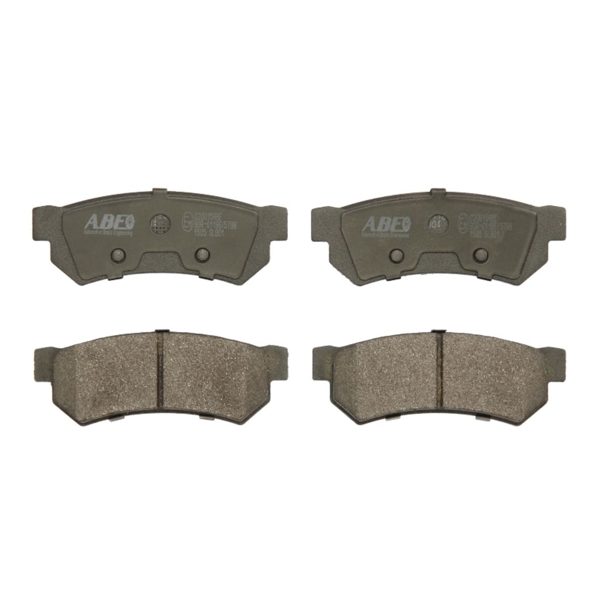 Bremsbelagsatz, Scheibenbremse ABE C20015ABE